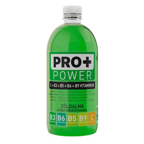 Pro+ Power, Napitak s okusom zelene jabuke, s vitaminima C i B, 750 ml